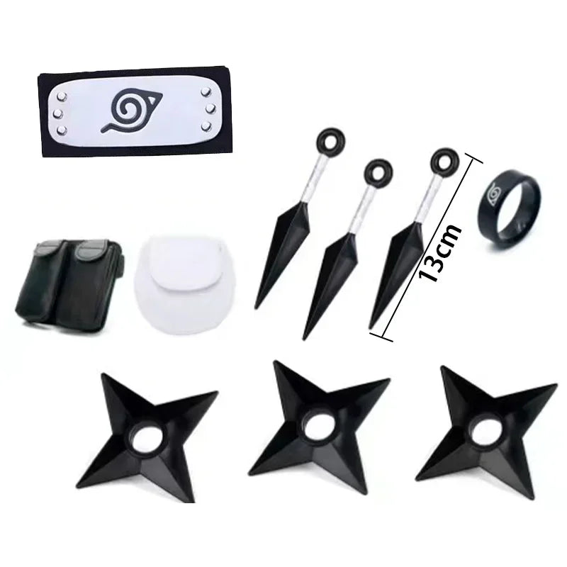 Acessórios Kakashi, Luvas, Máscara Kunai, Luvas Uchiha Anime Naruto