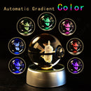 Pokeball Pikachu, Gengar, Mew, Mewtwo, Lamp Base, 3D Crystal Ball