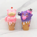 Action Figure Sorvete psyduck, bulbasaur, gengar, slowpoke snorlax, pikachu, pichu Anime Pokemon