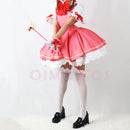 Kinomoto sakura cosplay traje carnaval uniforme peruca anime trajes de halloween feminino jogo