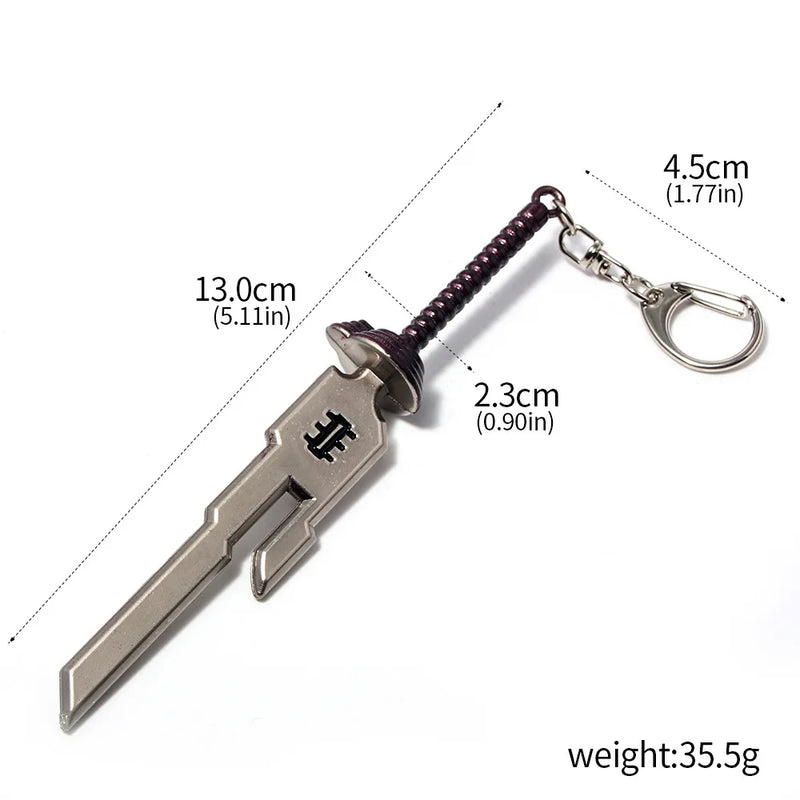 Chaveiro Fushiguro Toji Espada de Tianri Knife, 6 Estilos o Anime Jujutsu Kaisen