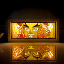 Luminária de luz em papel diversos anime