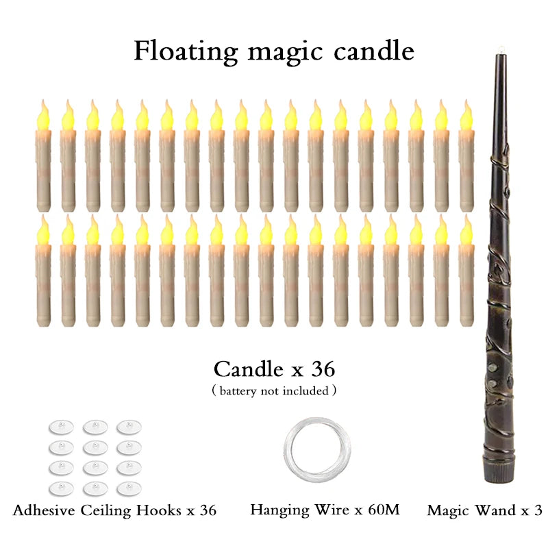 Vela flutuantes magico do harry potter