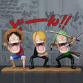 Action figure Sanji, Monkey D, Luffy, Roronoa, Zoro, Anime One Piece 15 com