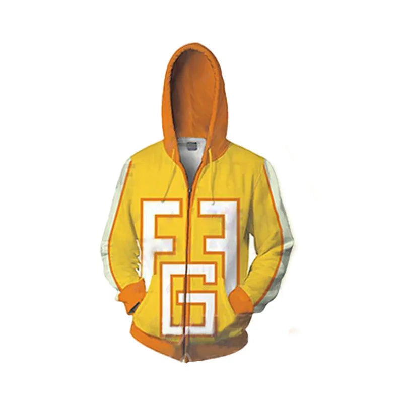 Moletom midoriya izuku, todoroki & bakugou katsu traje com capuz Anime my hero academia