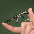 Valorant corpo a corpo reaver 2.0 karambit chaveiro para homem jogo periférico m4 samurai punhal modelo metal chaveiro pingente jóias presente