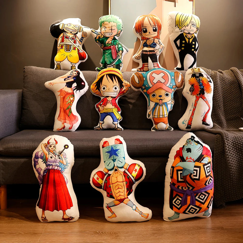 Pelucia Luffy, helicóptero, ás, roronoa, zoro, hastes Anime One piece 45cm