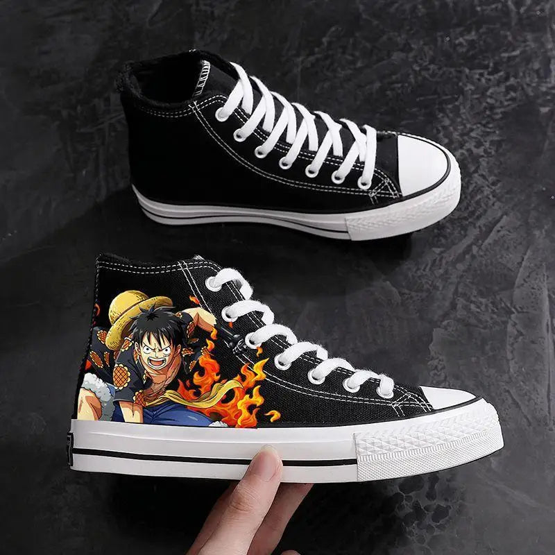 Tênis luffy/Ace/zoro Anime One Piece