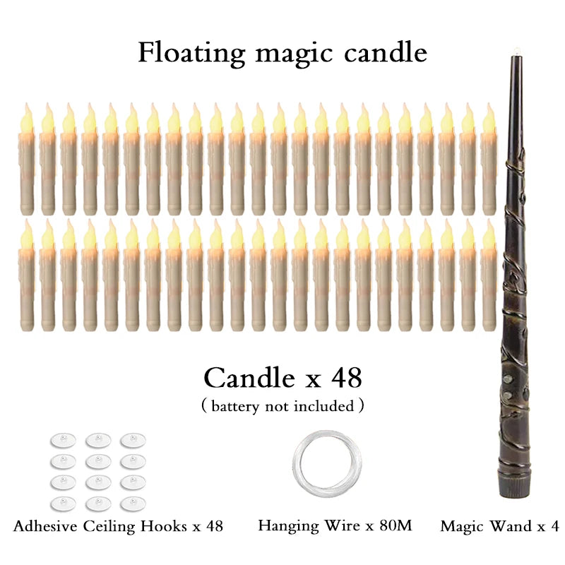 Vela flutuantes magico do harry potter
