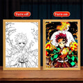 Quadro em led night Anime Demon Slayer :Kimetsu não Yaiba