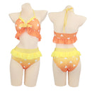 Biquini Kamado Tanjirou, Nezuko, Agatsuma, Zenitsu, Hashibira, Inosuke, Anime demon slayer