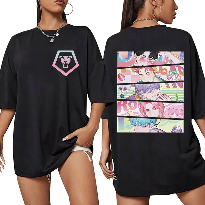 Camiseta Anime kpop huntrix Demon Hunters