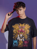 Camiseta dos deuses egípcios, Slifer Ra Obelisco Anime YuGiOh