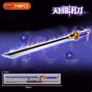 Katana demon slayer kamado tanjirou katana nichirin Moc 1478 pçs