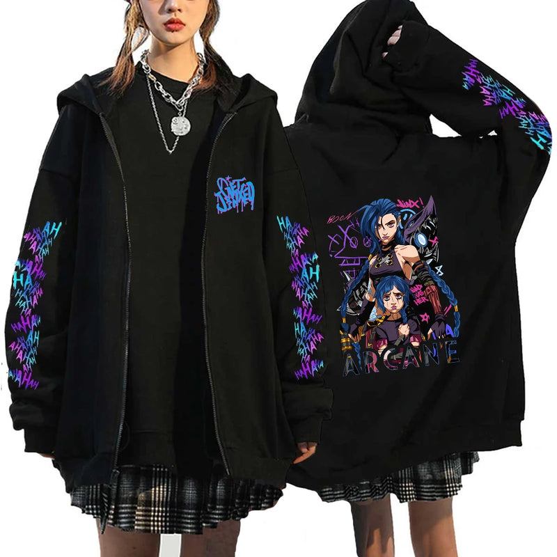 Moletom Jinx Anime Arcane