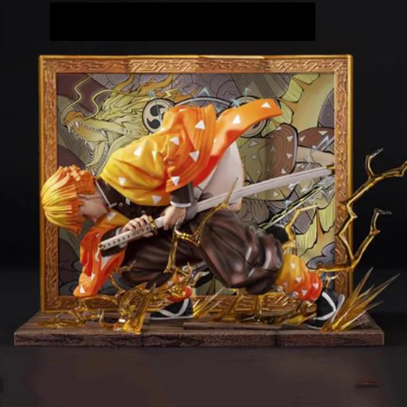 Action figure Agatsuma Zenitsu Anime Demon Slayer 24cm