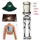 Cosplay Levi ackerman, mikasa,  eren, Hange Anime attack on titan