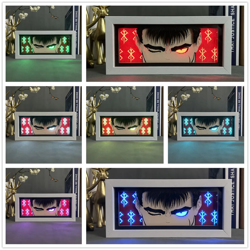 Light Box Led Papel 3D Anime tokyo revenge, Berserk, One piece, naruto