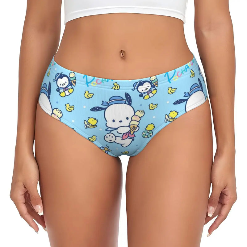 Calcinha Pochacco Estilo Kawaii