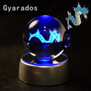 Pokeball Pikachu, Gengar, Mew, Mewtwo, Lamp Base, 3D Crystal Ball