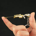 Valorant corpo a corpo reaver 2.0 karambit chaveiro para homem jogo periférico m4 samurai punhal modelo metal chaveiro pingente jóias presente