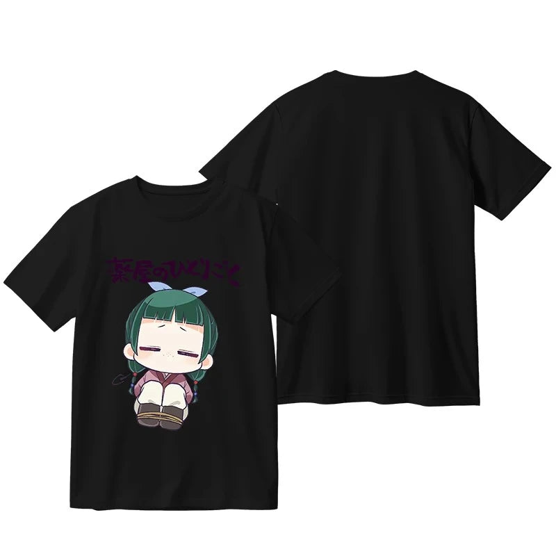 Verão anime o boticário diários oversized t camisa das mulheres dos homens o-pescoço manga curta engraçado tshirt maomao cosplay camisetas gráficas