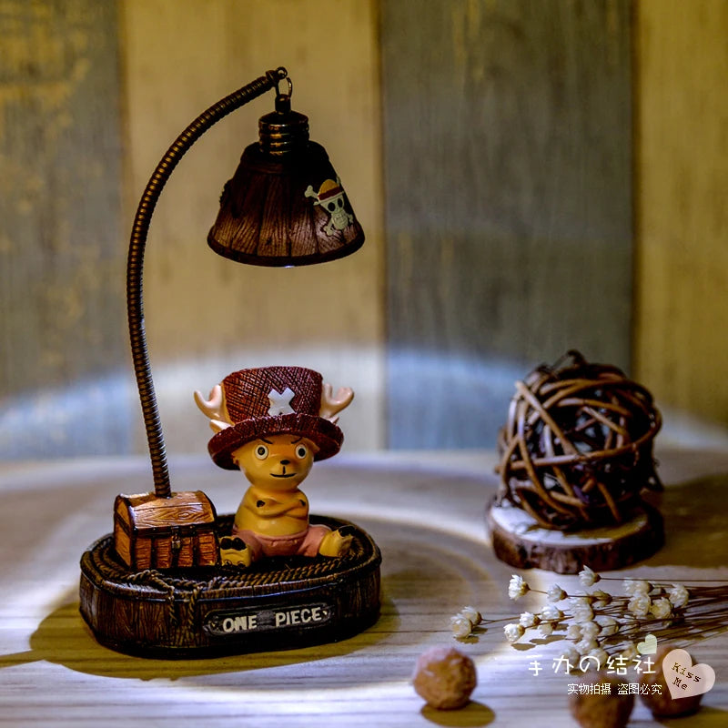Luminaria monkey d. Luffy e Tony Tony Chopper Anime One piece 10x7.5x17cm