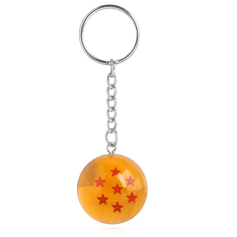 Chaveiro esfera do dragão Anime Dragon Ball 1-7, 2,7 cm