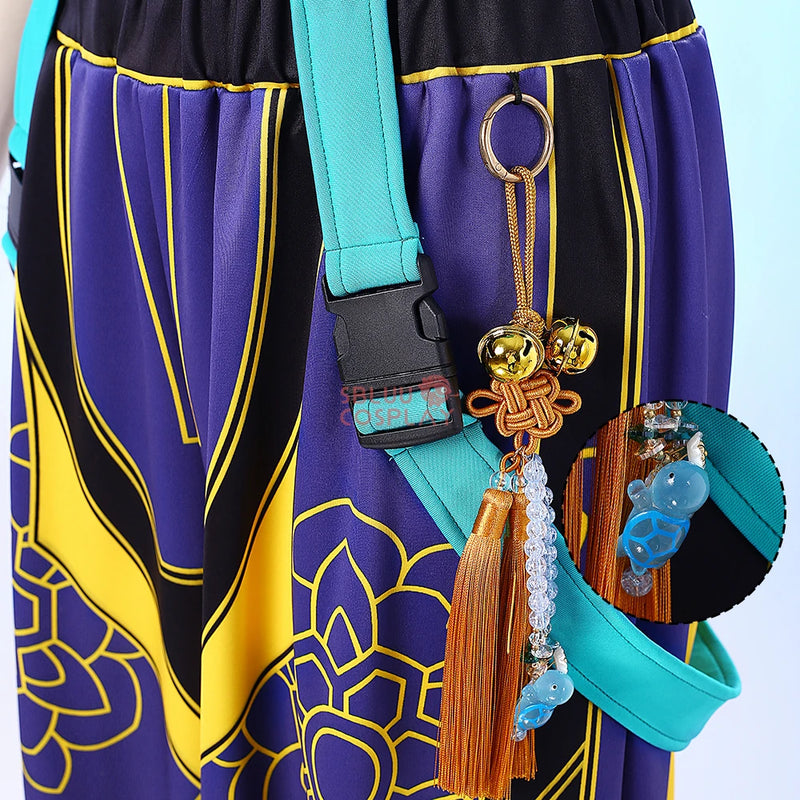 Sbluucosplay kpop huntrix zoey cosplay traje r qualidade bordado caçadores de demônios zoey peruca cosplay roupa de halloween