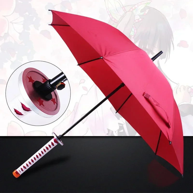 Guarda-chuva Katana Anime Demon Slayer, Tamanho Real