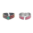 Demon Slayer Anime Anel para Homens e Mulheres, Kimetu No Yaiba, Tanjirou, Nezuko, Agatsuma, Zenitsu, Kochou, Shinobu, Cosplay Acessórios, Presente