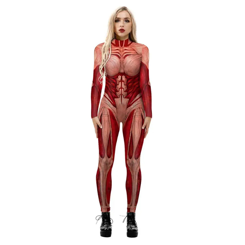 Cosplay Zentai Catsuit Anime Ataque ao Titã