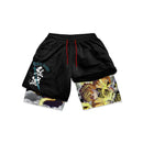 Shorts de compressão Anime Demon slayer