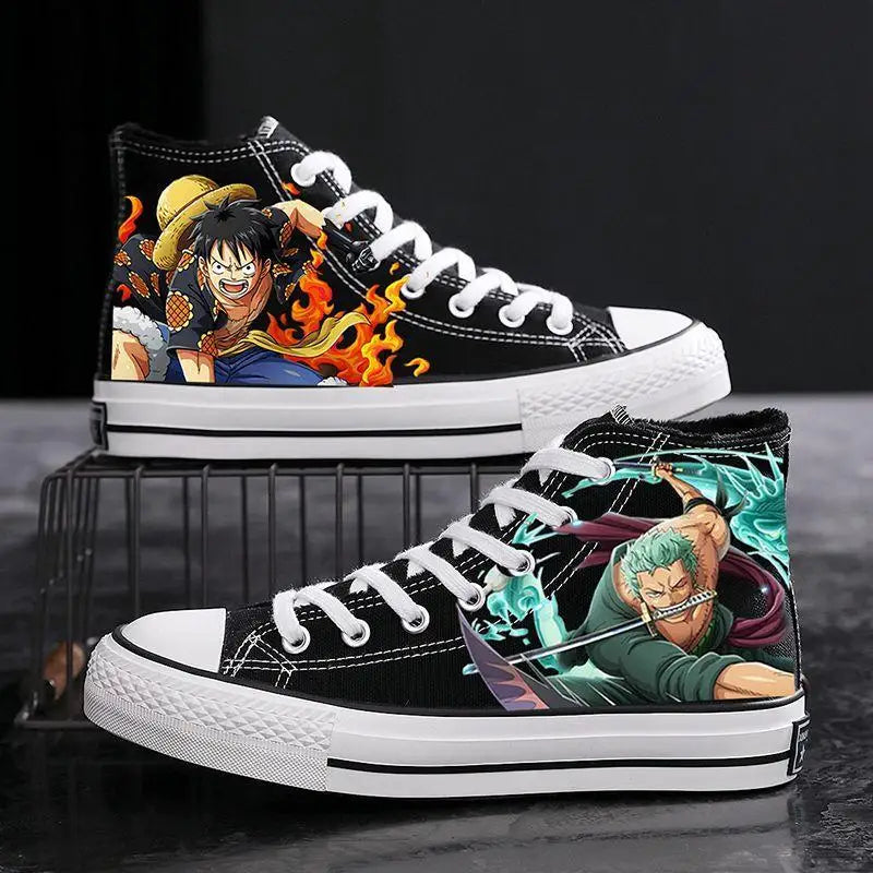 Tênis luffy/Ace/zoro Anime One Piece