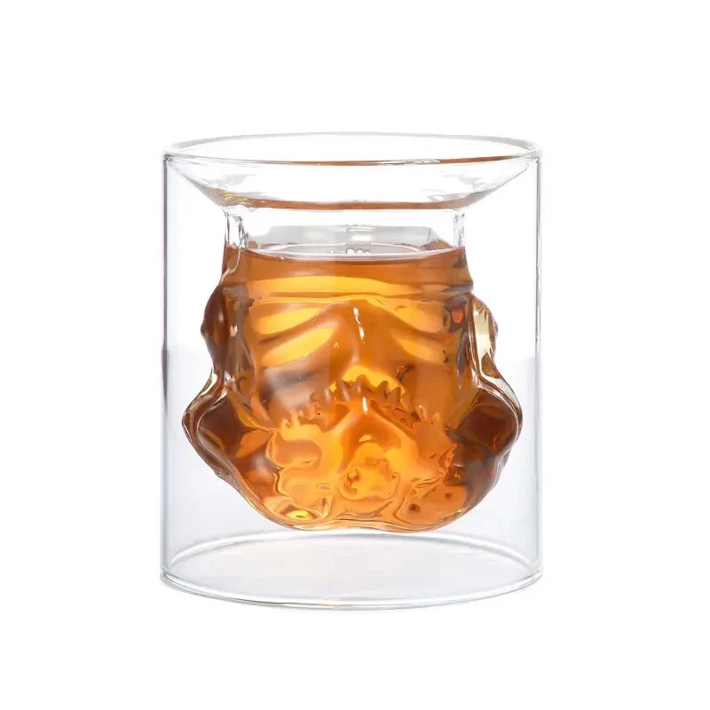 Conjunto de vidro de vinho 750ml, star trooper de uísque série star war