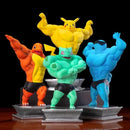 Action Figure Pikachu, Charmande, Squirtle, Psyduck, musculoso Anime Pokemon