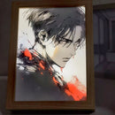 Quadro com pintura luminosa Anime Ataque em tita
