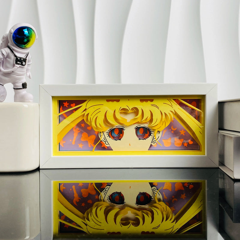 Light Box Led Papel 3D Anime