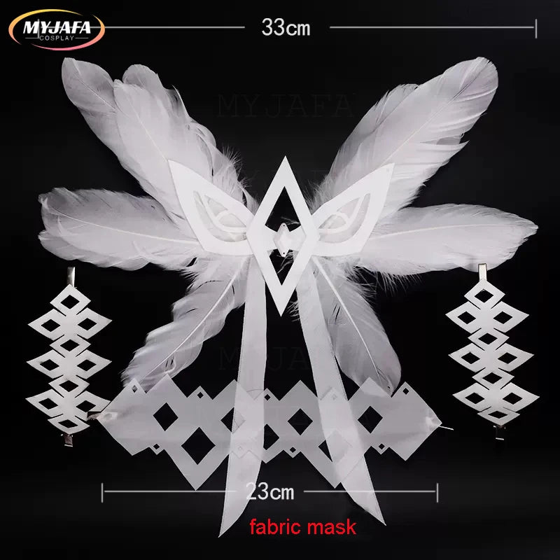 Peruca Colombina Anime Genshin Impact