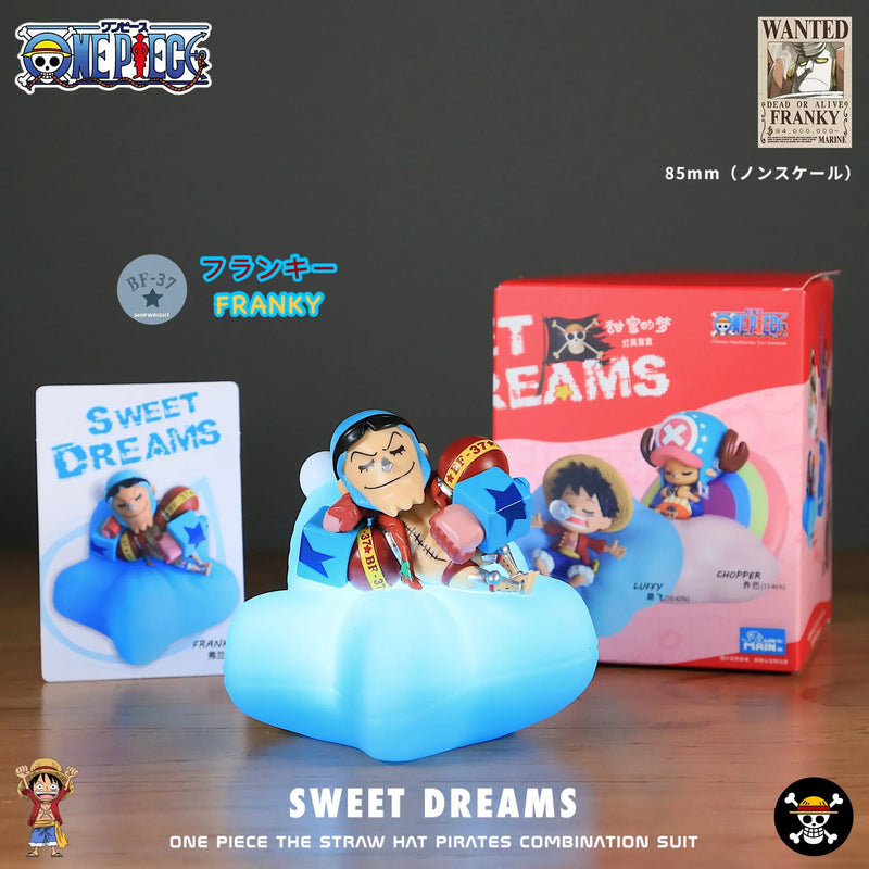 Action Figure membros do chapéu de palha dormindo Anime One piece