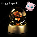 Pokeball Pikachu, Gengar, Mew, Mewtwo, Lamp Base, 3D Crystal Ball