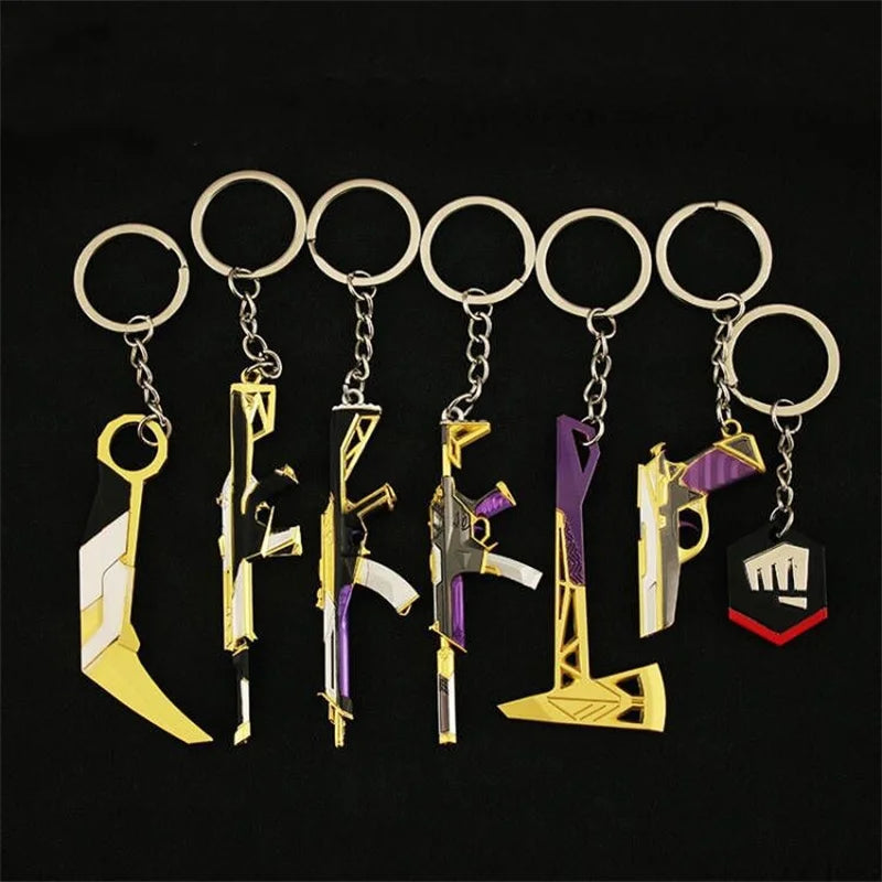 chaveiro karambit faca llavero metal Game Valorant