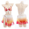 Biquíni Kochou Shinobu Anime demon Slayer, 3 pcs