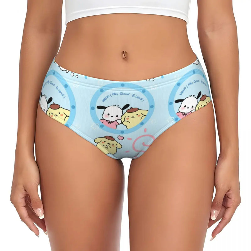 Calcinha Pochacco Estilo Kawaii
