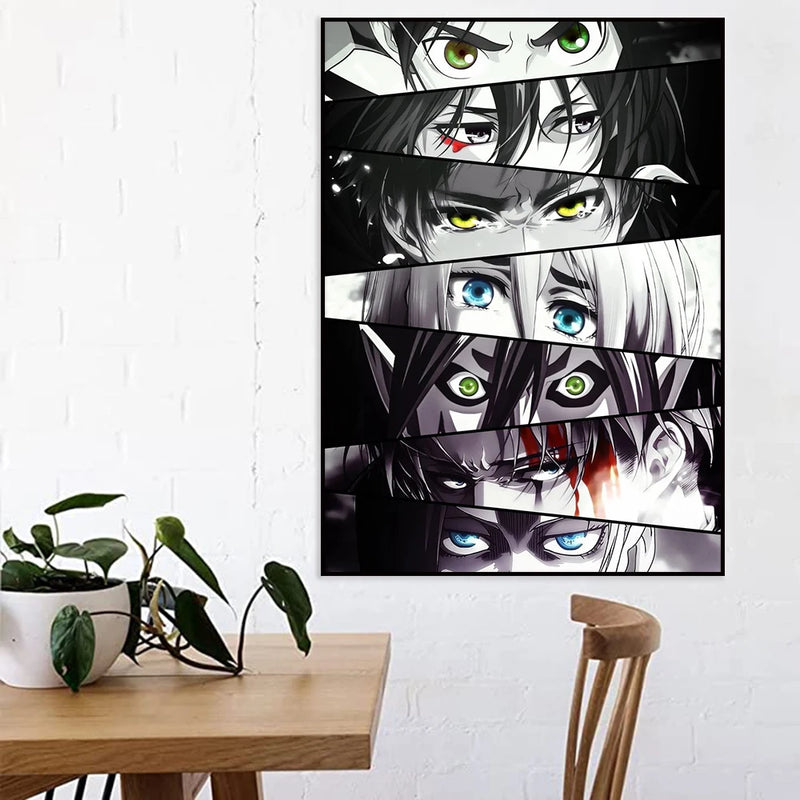 Quadro Character Eyes Wall Art Poster