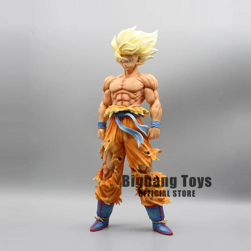 Action Figure Goku Super Saiyajin Anime Dragon Ball Z, 28cm