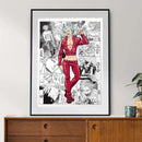 Quadro 7 Sete Pecados Capitais estilo Manga Anime Nanatsu no Taizai
