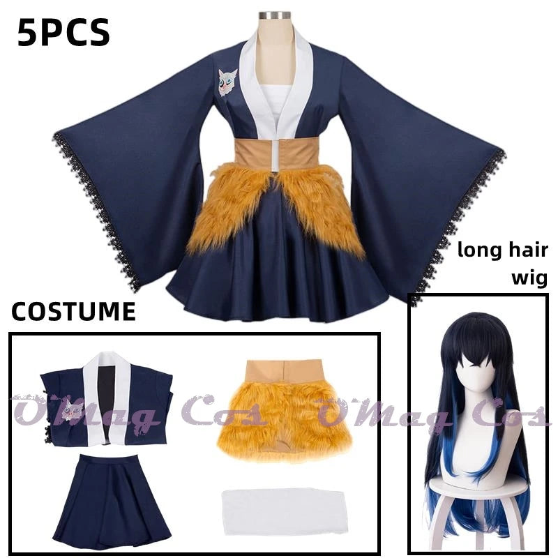 Cosplay hashibira inosuke Anime Demon slayer