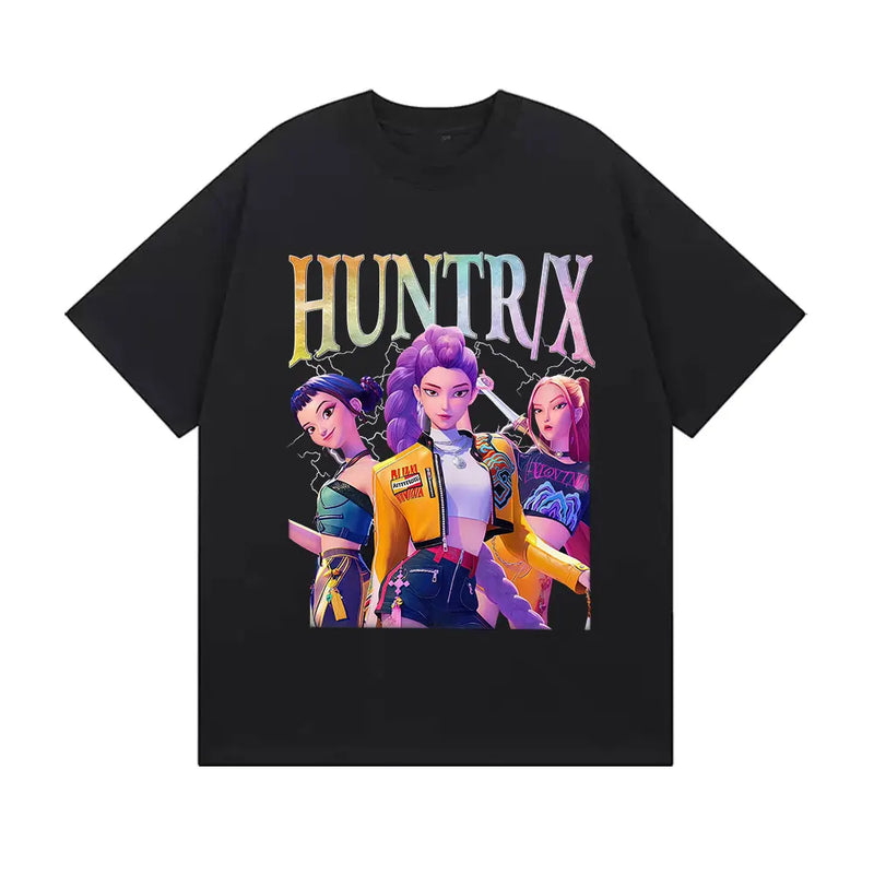 Camiseta Anime kpop huntrix Demon Hunters