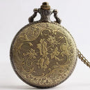 Relogio One Piece Vintage Bronze Pocket Watch